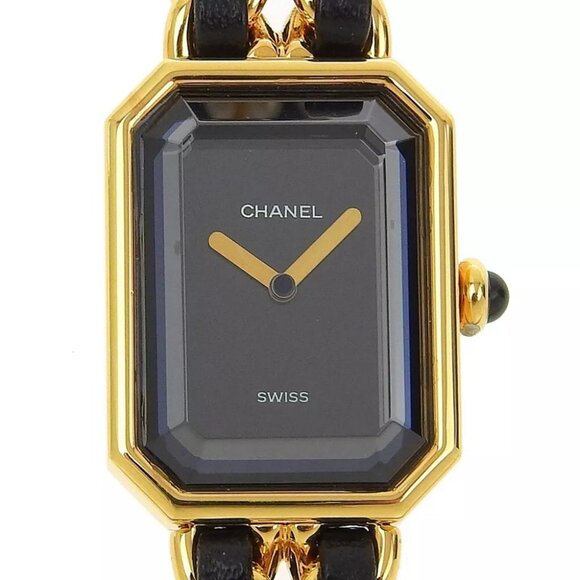 CHANEL Premiere S Watches H0001 blackDial Plated Gold/leather Quartz Analo... - Picture 15 of 16